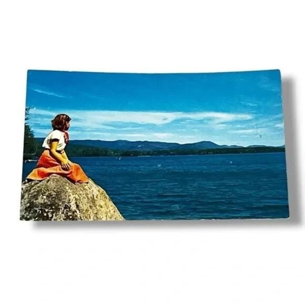 Postcard Squam Lake New Hampshire Chrome Card C318